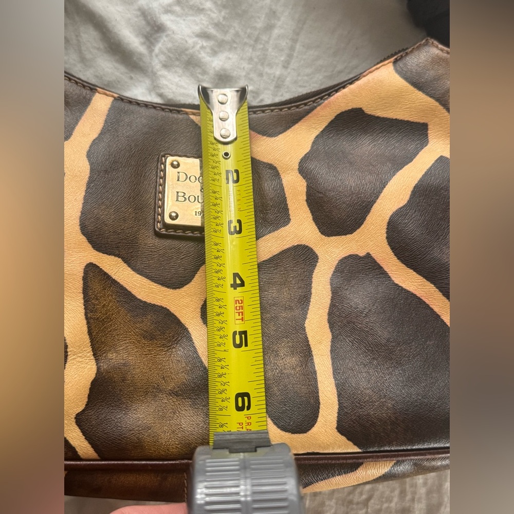 Dooney & Bourke Giraffe Print Shoulder Bag - Picture 9 of 12